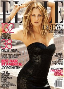 Drew Barrymore Elle 2010 Cover