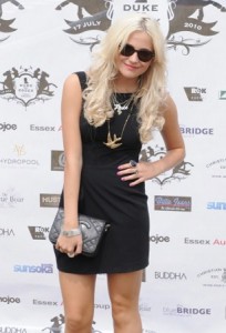 Pixie Lott at the Duke of Essex Polo