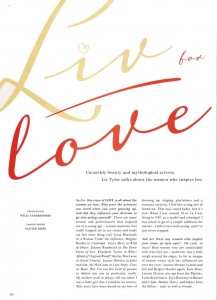 Liv Tyler for Love Magazine