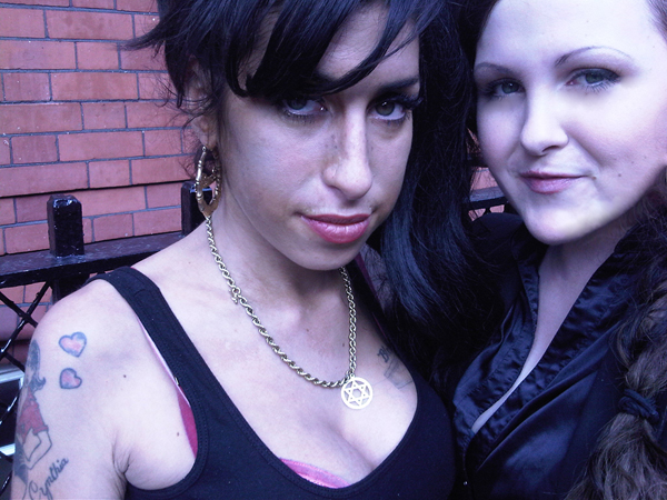 Amy Winehouse Candid in Camden with Lela London