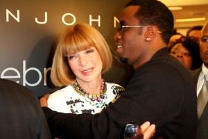 Fashion's Night Out Anna Wintour and Sean "P Diddy" Combs