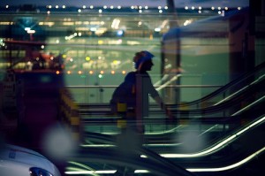 Heathrow Escalator