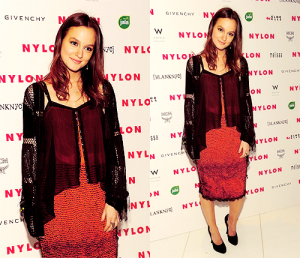 Leighton Meester Nylon Party