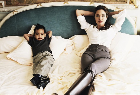 Angelina Jolie on Louis Vuitton