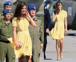 Kate Middleton Yellow Dress