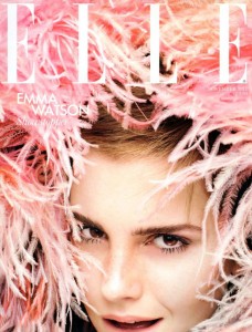 Emma Watson Feathers Elle