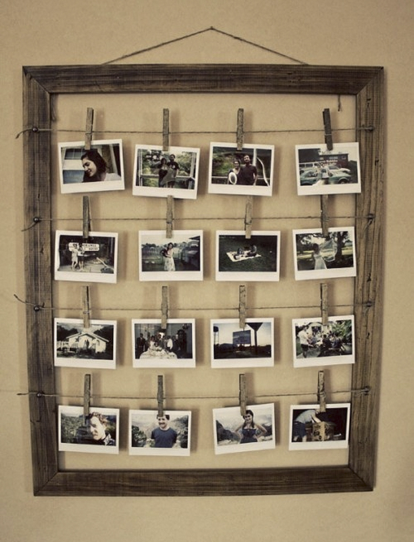 diy photos in frame