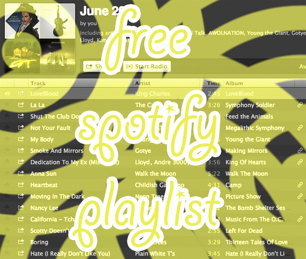 free spotify playlist