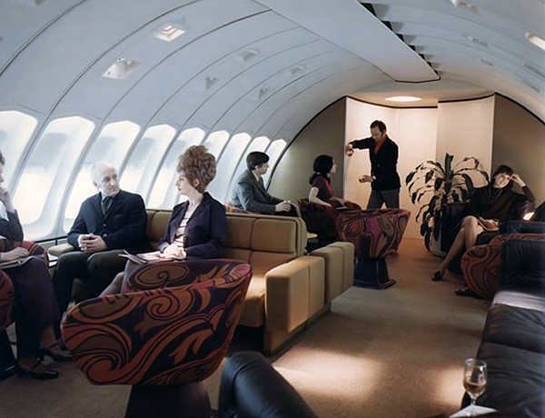 1970s Boeing First Class Lounge 2