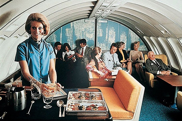 1970s Boeing First Class Lounge 3