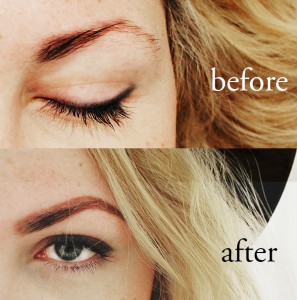 brows before after