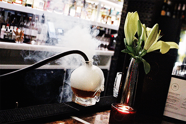 smoke cocktail