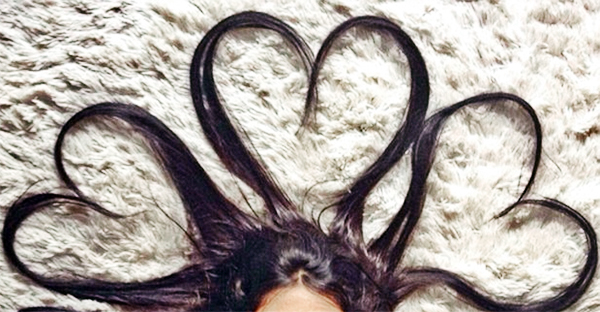 hearts in hair