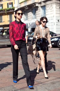 Milan Fashion Week Street Style Caroline Issa