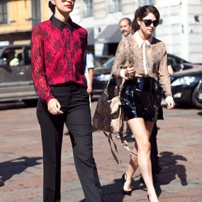 Milan Fashion Week Street Style Caroline Issa